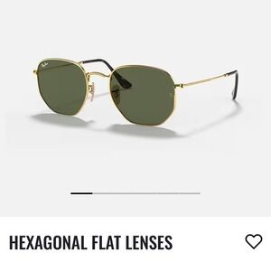 Ray-Ban Hexagonal Flat Sunglasses